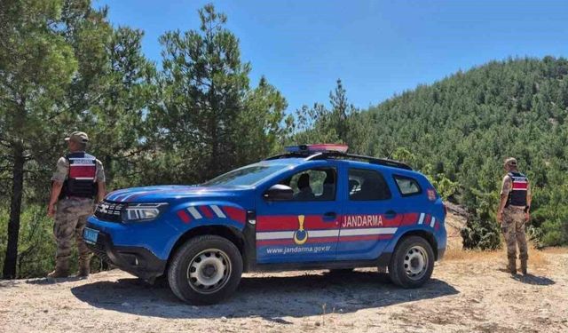 Kilis'te orman yangınlarına karşı jandarmadan denetim