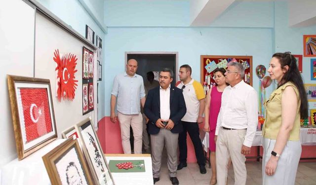 Köşklü öğrenciler eserlerini sergiledi