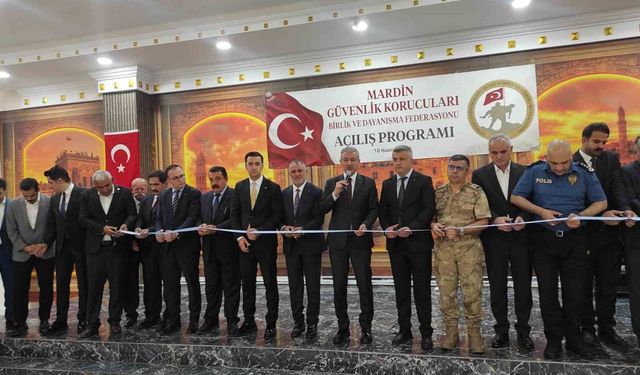 Mardin Güvenlik Korucuları Birlik ve Dayanışma Federasyonu kuruldu
