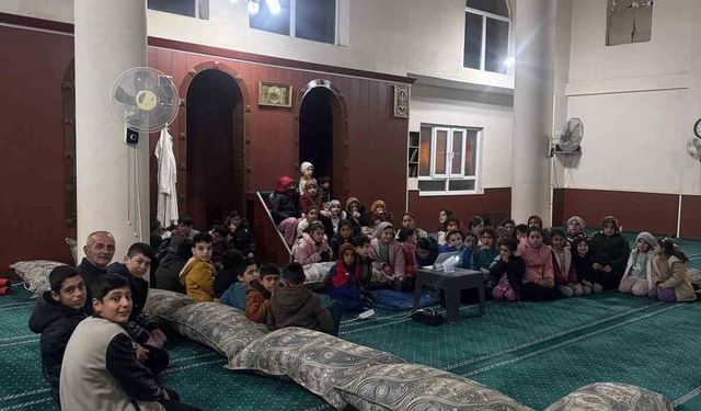 Mardin'de camide 450 fidanlık ağaçlandırma çalışması yapıldı