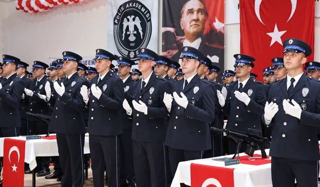 Merzifon POMEM'de 162 polis adayı mezun oldu