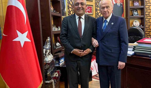 MHP Lideri Bahçeli, Diyarbakır Milletvekili Tanrıkulu ile bir araya geldi