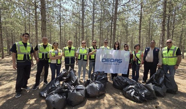 OEDAŞ'ın Geleneksel Çevre Temizliği etkinliğine 132 çalışan katıldı