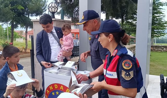 Pazaryeri'nde jandarmadan öğrencilere unutulmaz gün