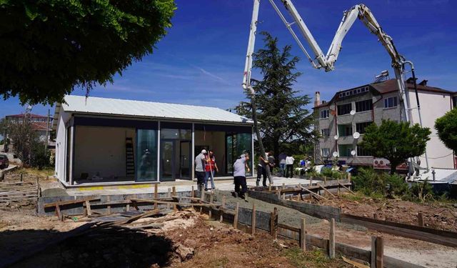 Pelitözü'ne yeni muhtarlık binası, sosyal tesis ve park alanı kazandırılıyor