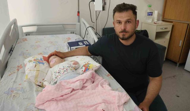 Serum çıkarma işlemi esnasında sargıyla birlikte bebeğin parmağı kesildi