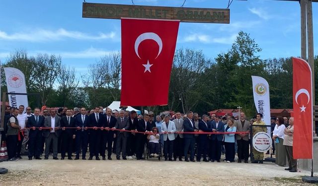 Sinop Millet Ormanı hizmete açıldı