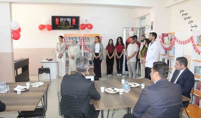 Şırnak'ta Şehit PÖH Ali Karapınar Kütüphanesi açıldı