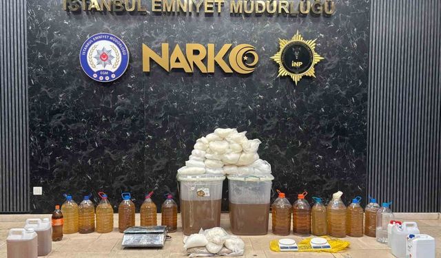Şişli'de ve Eyüpsultan'da uyuşturucu operasyonu: 187 kilogram uyuşturucu madde ele geçirildi