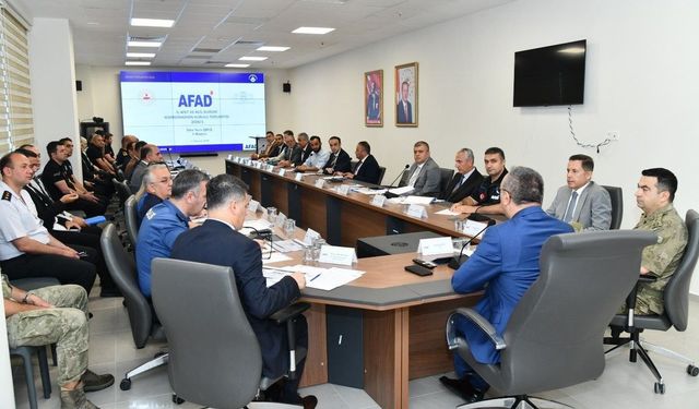 Tekirdağ'da afetlere karşı güç birliği: TAMP Koordinasyon Kurulu toplandı