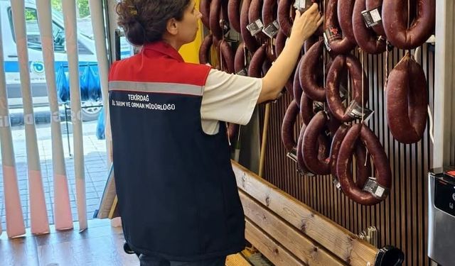 Tekirdağ'da et satış noktalarına sıkı denetim