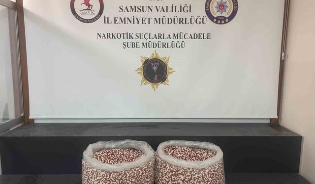 Tırın yatak bölümünde 129 bin 500 uyuşturucu hap ele geçti