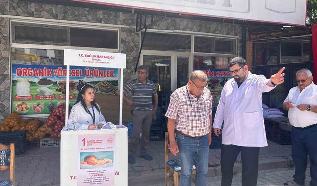 Tunceli'de 'Hareket Yaşını Öğren, Sağlıklı Yaşa' seferberliği başladı