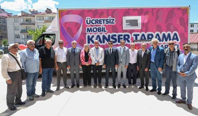 Tunceli'de Mobil Kanser Tarama Aracı hizmete başladı