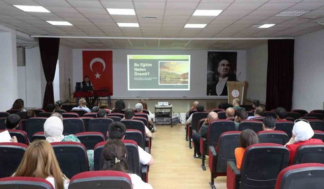 Tunceli'de öğretmenlere ve MEB AKUB ekiplerine orman yangınları eğitimi