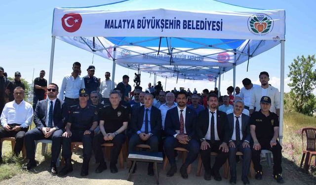 Türkiye Güreş Federasyonu Hatıra Ormanı Malatya'da törenle açıldı