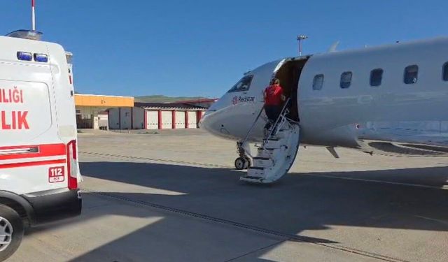 Van ve Muş'tan iki bebek ambulans uçakla İstanbul'a sevk edildi