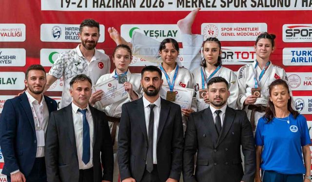 Yunusemreli judoculardan Hatay'da büyük başarı