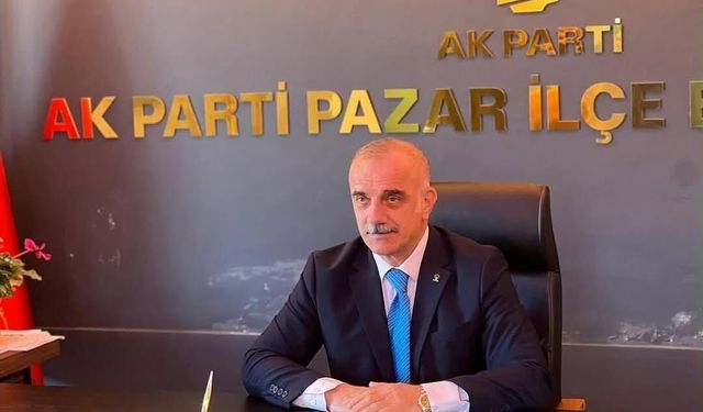 Ak Parti Pazar İlçe Başkanı Hayatın Kaybetti