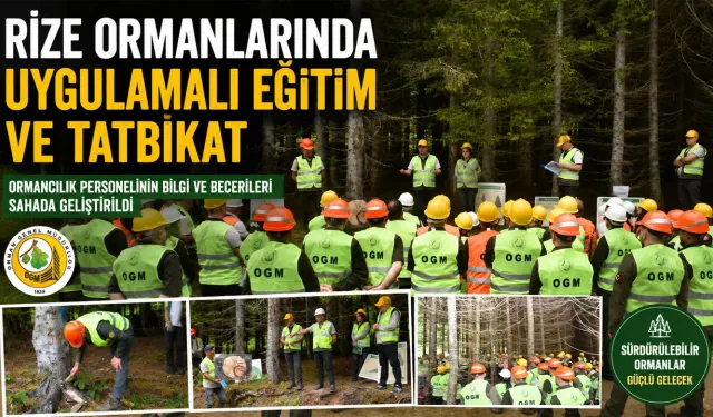 Rize Ormanlarında Kapsamlı Uygulamalı Eğitim