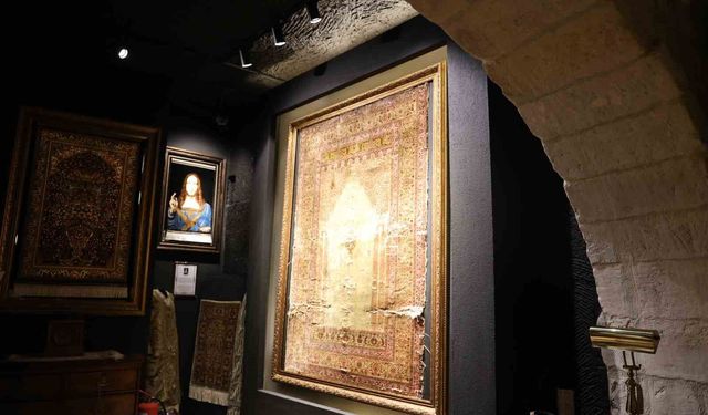 300 yıllık ipek halı Kapadokya'da sergileniyor