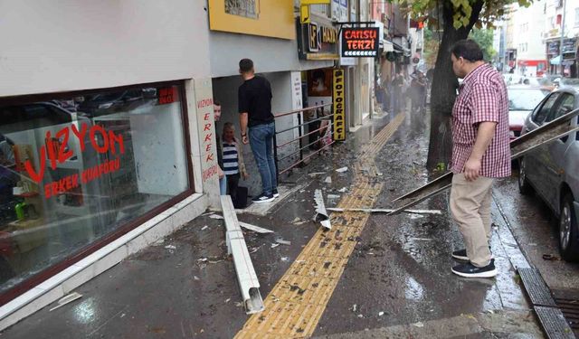 4'üncü kattan aşağı düştü, şans eseri ölen ya da yaralanan olmadı