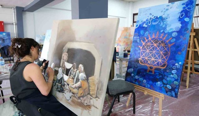 8. Uluslararası Sanat Çalıştayı Çorum'da başladı: 34 sanatçı Çorum'u tuvalleriyle anlatacak