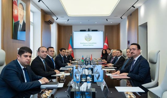Adalet Bakanı Gürlek, Azerbaycanlı mevkidaşı Ahmadov ile bir araya geldi