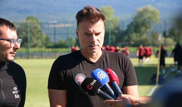 Aleksandar Stanojevic: 'Tek hedefimiz var, üst lige çıkmak'