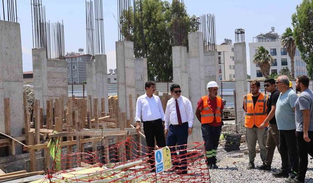 Arsuz'da anaokulu inşaatlarında çalışmalar sürüyor