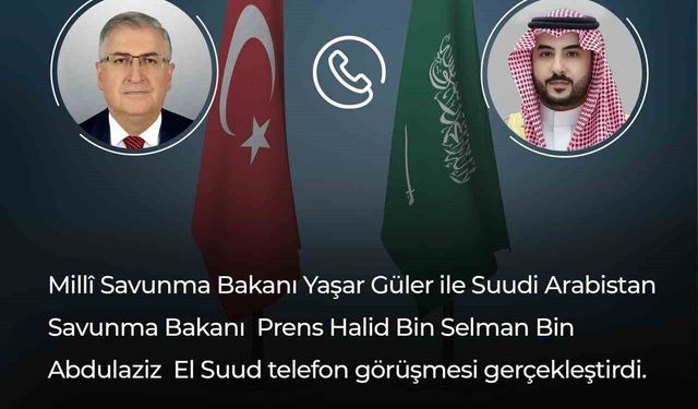 Bakan Güler, Suudi Arabistan Savunma Bakanı El Suud ile görüştü