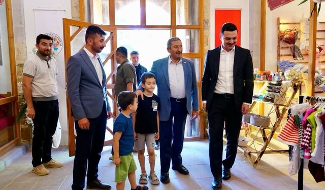 Başkan Bozkurt, Tarihi Yusuf Paşa Bedesteni'nde incelemelerde bulundu