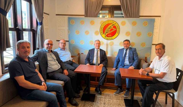 Başkan Taşlı'dan Gazeteciler Cemiyeti'ne 24 Temmuz ziyareti