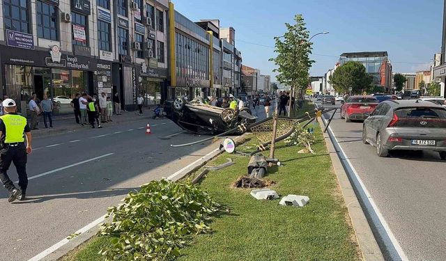 Bursa'da feci kaza : 2 yaralı