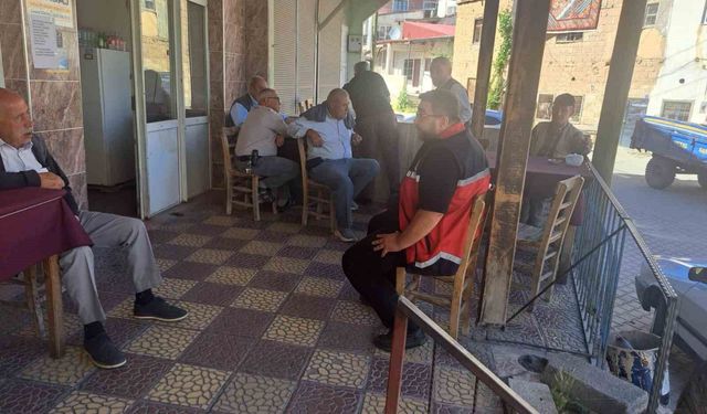 Çamardı'da hasat öncesi üreticilere bilgilendirme toplantıları