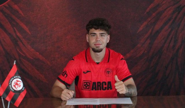 Çorum FK, Andrei Borza ile 4+1 yıllık sözleşme imzaladı