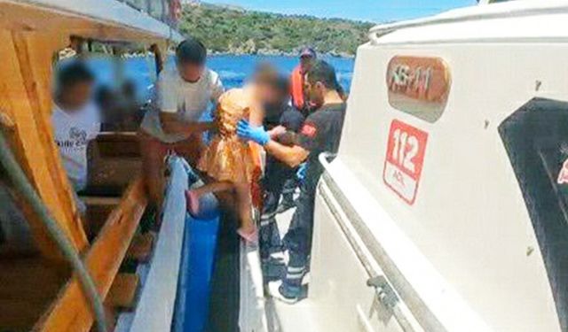 Datça ve Dalaman'da iki kişiye tıbbi tahliye gerçekleştirildi