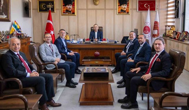 Denizli OSB Yönetimi, Denizli'ye yeni atanan Cumhuriyet Başsavcısına hayırlı olsun ziyaretinde bulundu