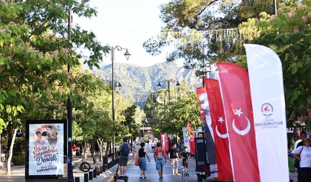 Denizlilerden bulvardaki etkinliklere yoğun ilgi