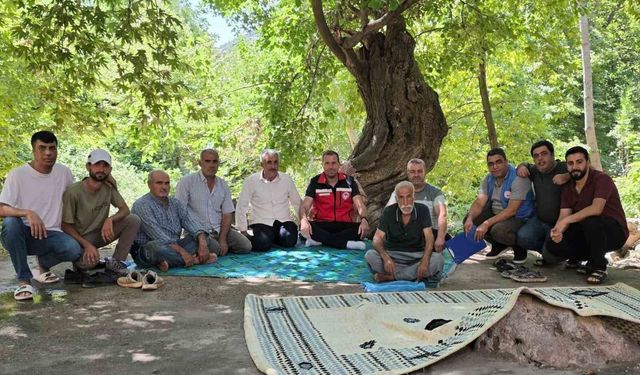 Dicle'de çiftçilere yerinde bilgilendirme