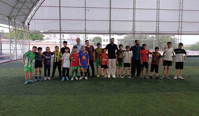 Dicle'de Kur'an kursları arası futbol turnuvası
