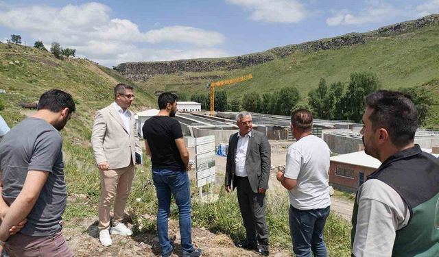 DSİ'den Kars'ta yatırımlara yakın takip: Atıksu Tesisi ve Kağızman Barajı yerinde incelendi
