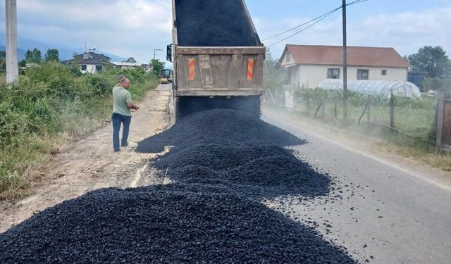 Düzce'de yollar güvenli hala getiriliyor