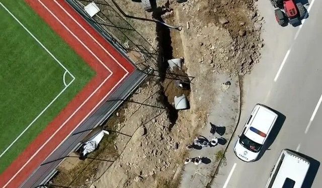 Erfelek'te su baskınlarına kalıcı çözüm için ilk kazma vuruldu