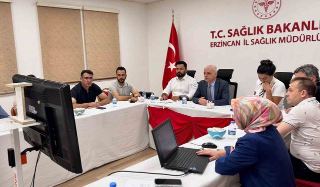 Erzincan'da evde sağlık hizmetlerinde koordinasyon ele alındı