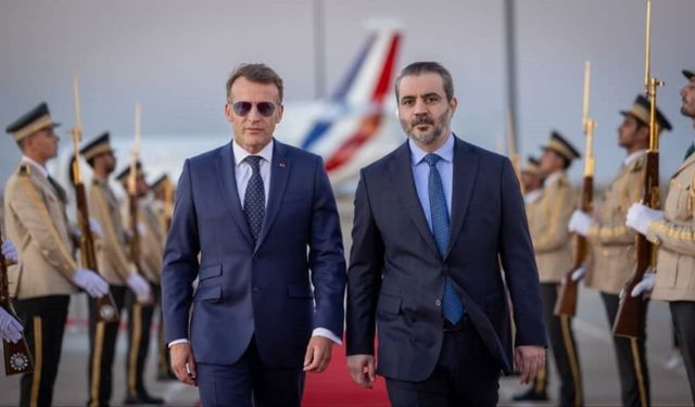 Fransa Cumhurbaşkanı Macron Suriye'de