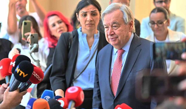 Guterres: 'İki toplumun liderleriyle de son derece yapıcı görüşmeler gerçekleştirdim'