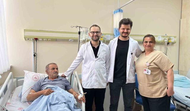 Hakkari'de böbrek tümörü kapalı yöntemle başarıyla alındı