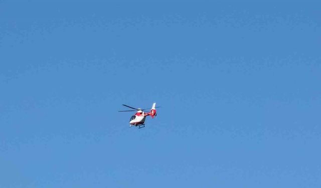 Hakkari'de entübe bebek helikopter ambulansla Van'a sevk edildi