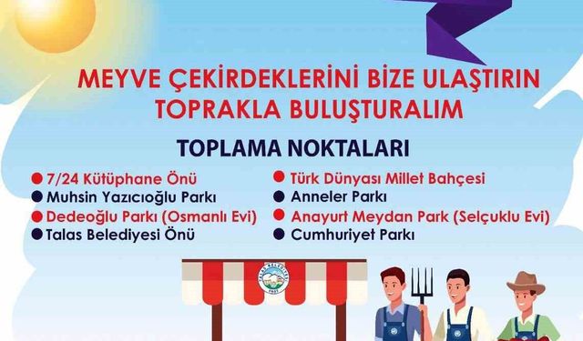 Her çekirdek bir tohum, her tohum geleceğe bir nefes